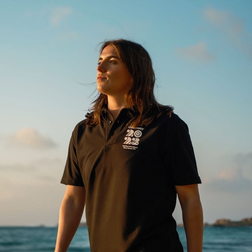 Picture of Polo - Black (optional flag)