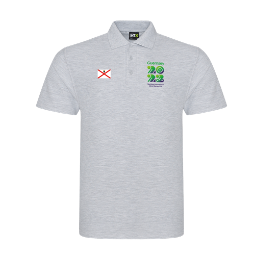Picture of Polo Grey (optional Flag)