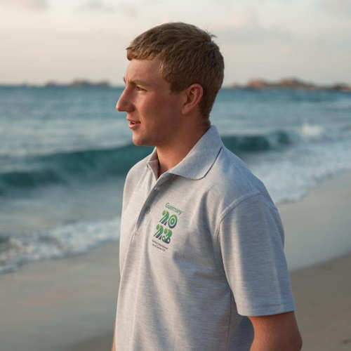 Picture of Polo - Grey (optional Flag)